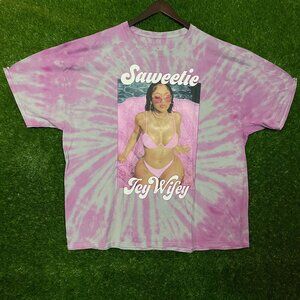 Saweetie Hip-hop, Tie-dye T-shirt, size 2XL